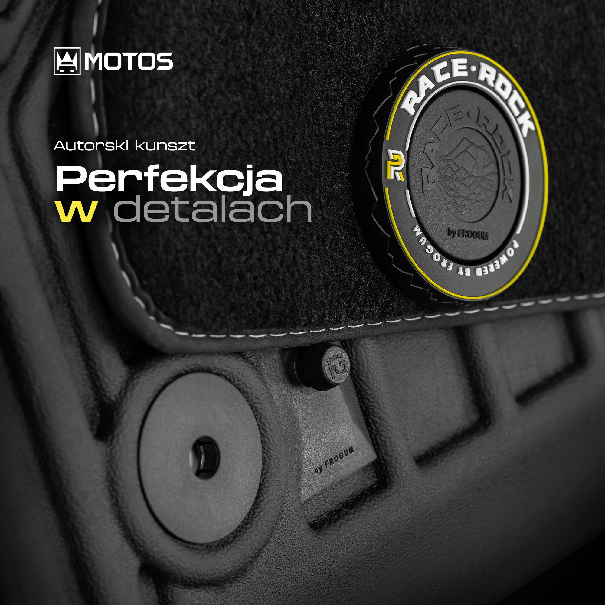 Perfekcyjnie dopasowane dywaniki Frogum Race Rock