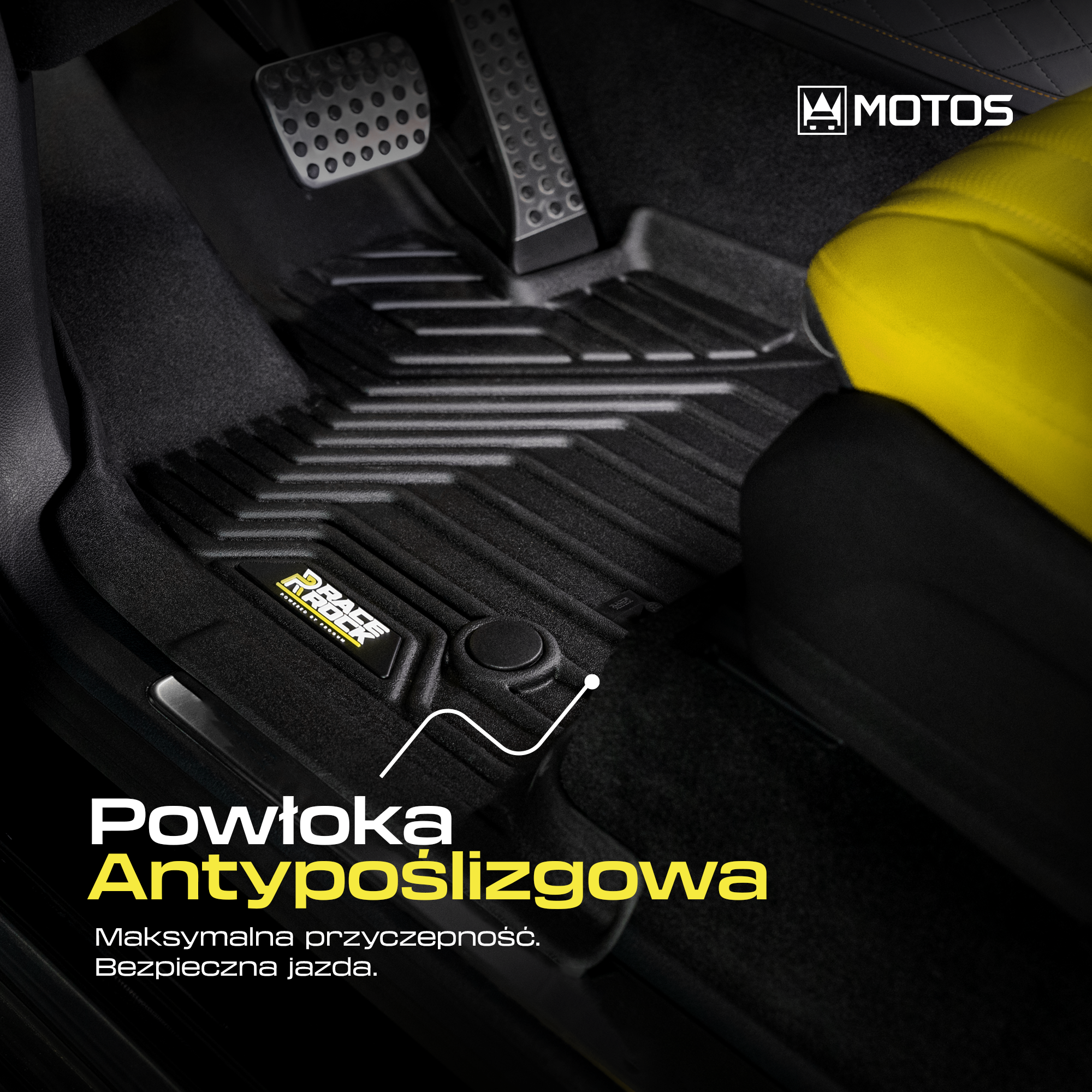 Antypoślizgowa powłoka dywaników Frogum Race Rock