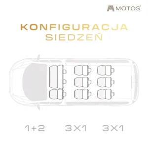 Pokrowce samochodowe Elegance do Opel Vivaro I A 2001-2014 - obrazek 2