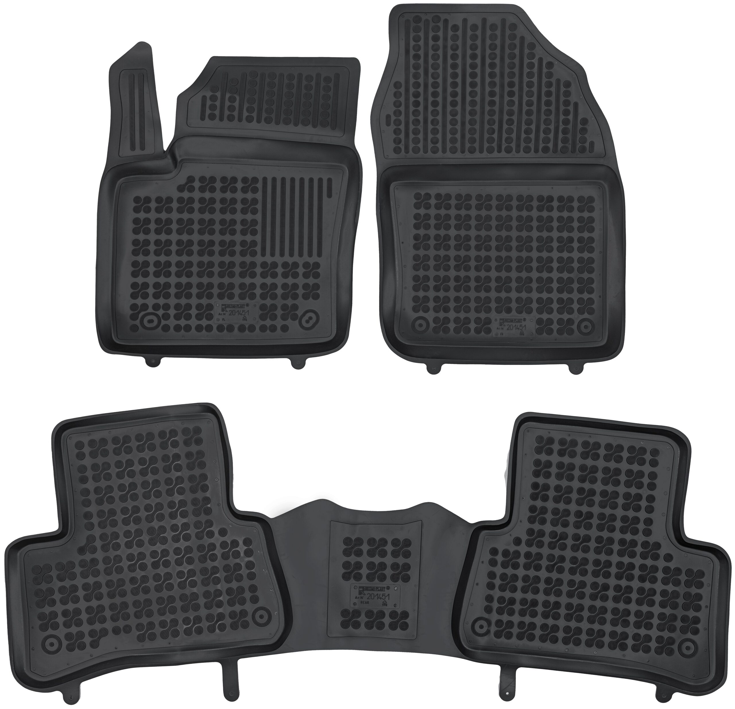 Dywaniki korytka gumowe do Toyota C-HR II od 2023 Dywaniki korytka gumowe do Toyota C-HR II od 2023