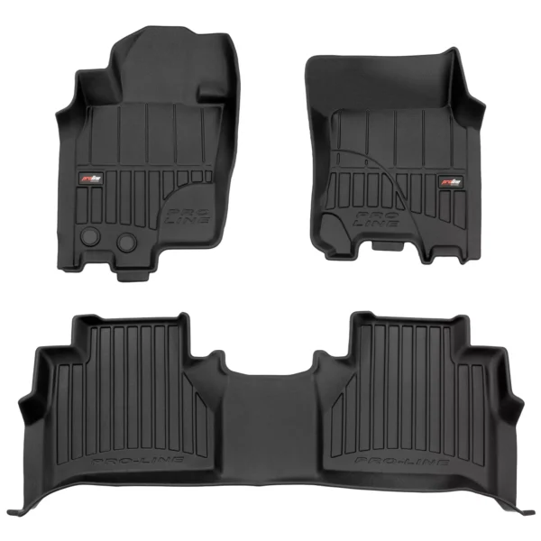 Dywaniki gumowe 3D ProLine do Nissan Navara IV 2014-2022