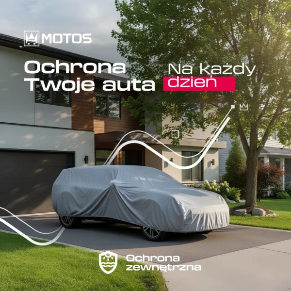 Pokrowiec na samochód AUTOLINE zewnętrzny, ochrona nadwozia