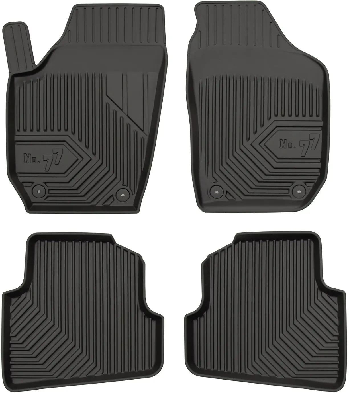 Dywaniki gumowe No.77 do Volkswagen Polo IV 2001-2009