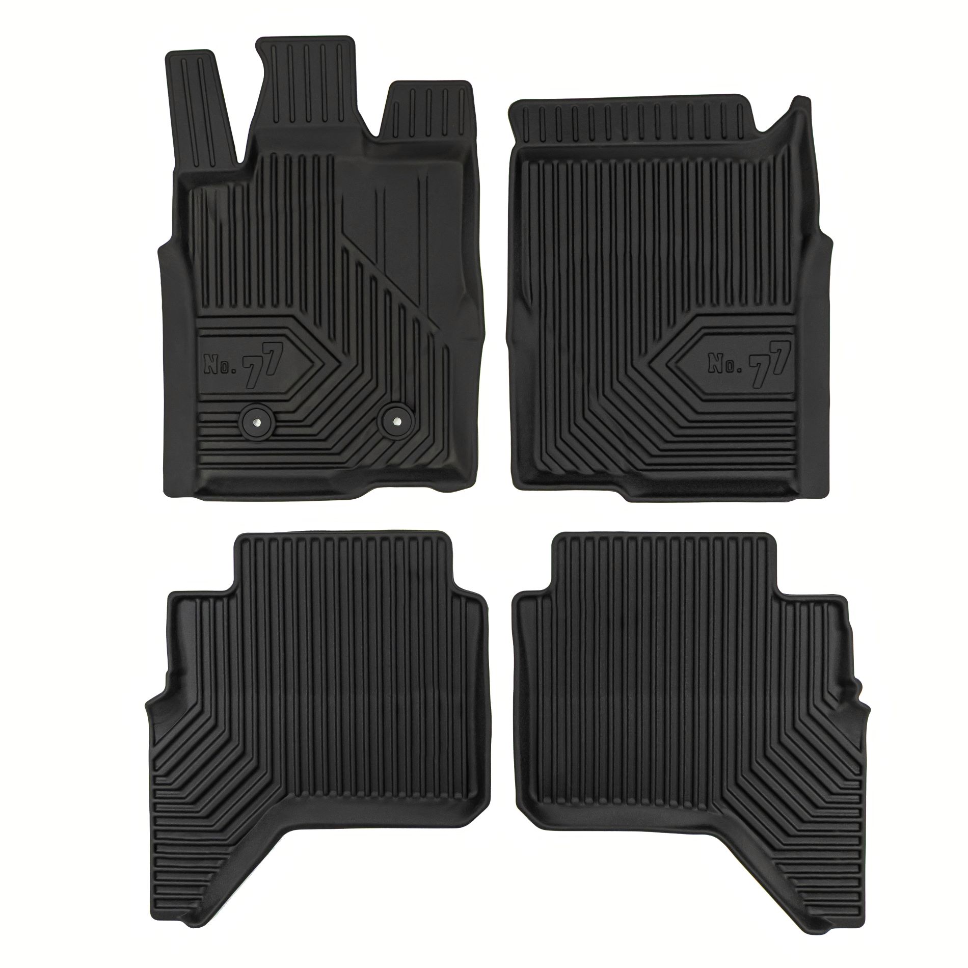 Dywaniki gumowe No.77 do Ford Ranger VI od 2022 Dywaniki gumowe No.77 do Ford Ranger VI od 2022