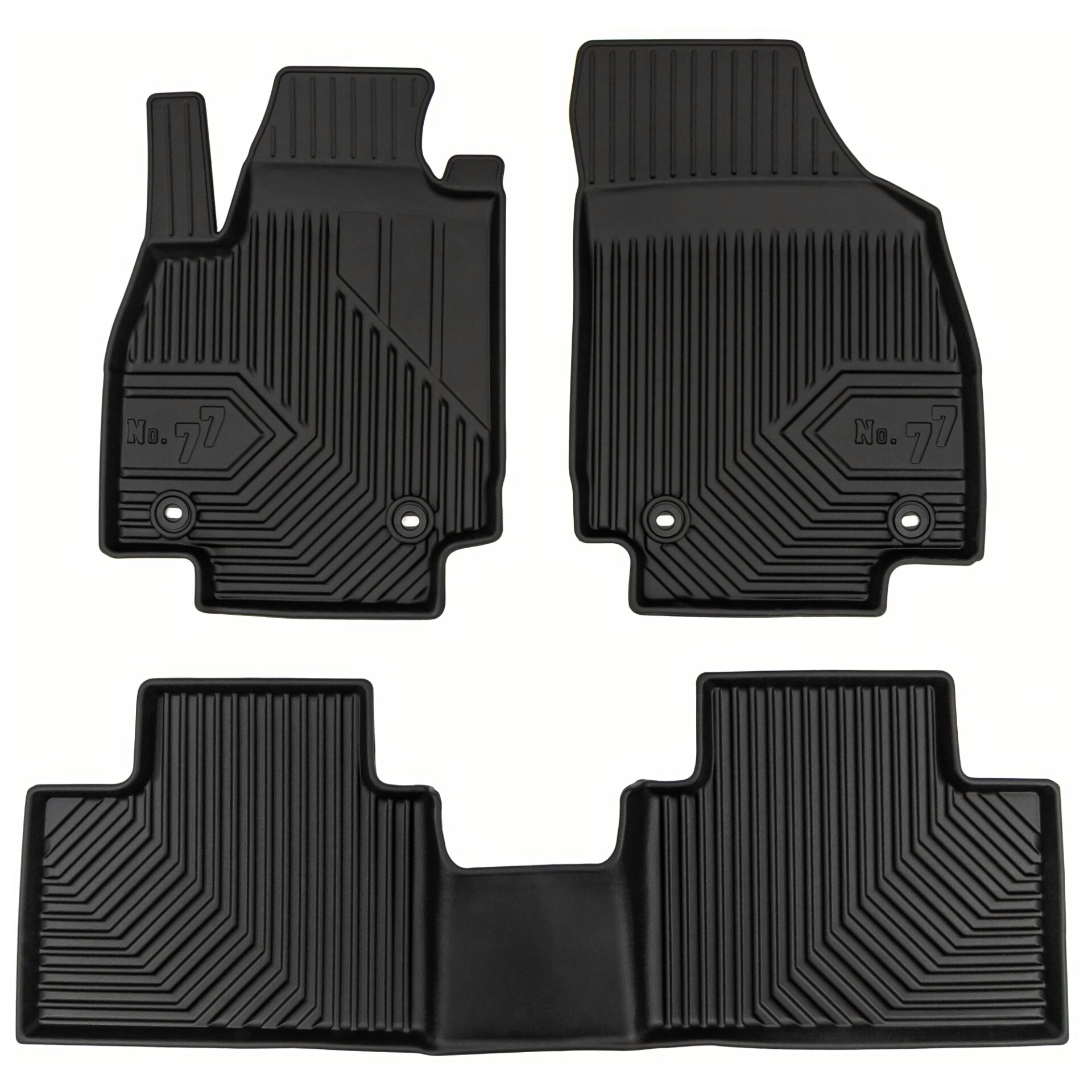 Dywaniki gumowe No.77 MG ZS II od 2024 Dywaniki gumowe No.77 MG ZS II od 2024
