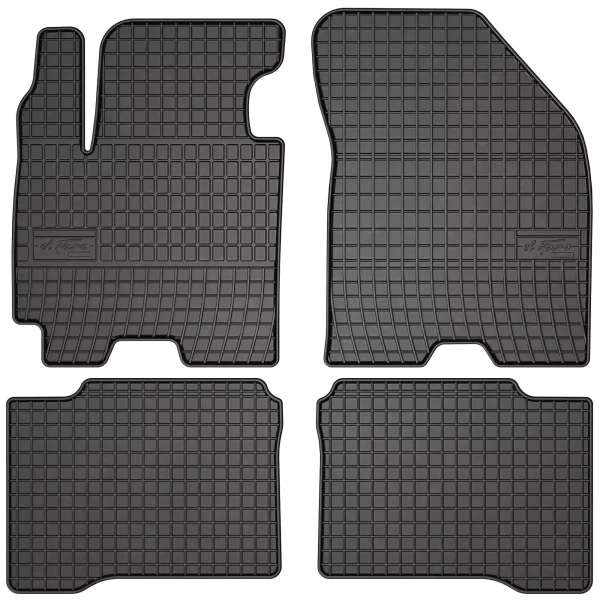 Tapis Avant Voiture En Velours Pour Suzuki Swift VI (depuis 2017) - Bleu - Épaisseur 10 Mm - Avec Système De Fixation