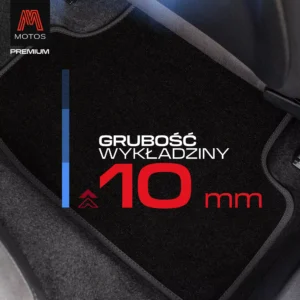 Dywaniki welurowe PERFORMANCE Premium do Porsche Macan od 2014 - obrazek 6