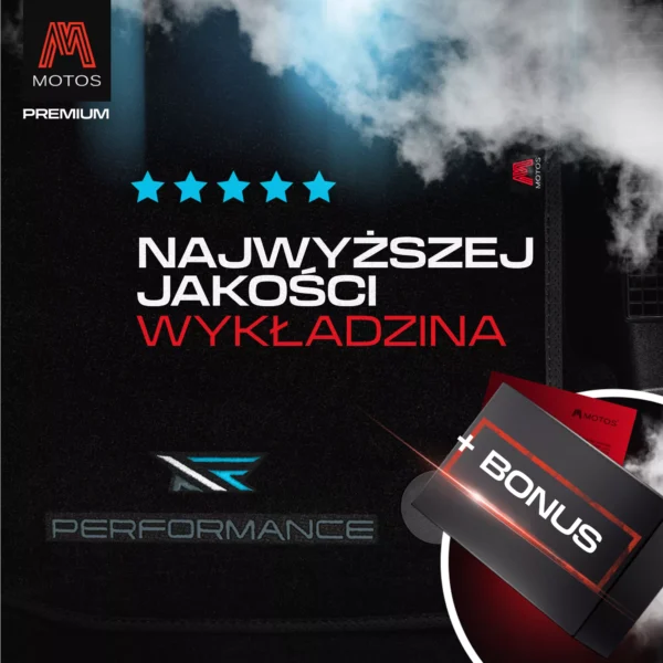 Dywaniki welurowe PERFORMANCE Premium do Mitsubishi Lancer Evolution X 2007-2015