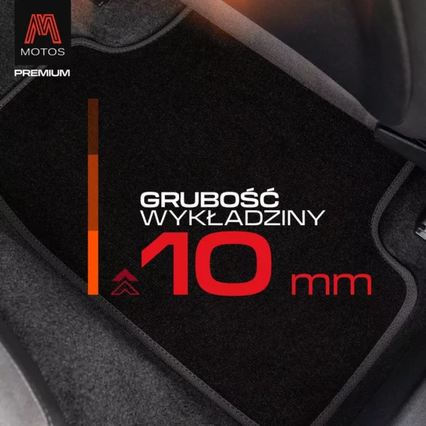 Dywaniki welurowe PERFORMANCE Premium do Skoda Octavia II 2004-2013