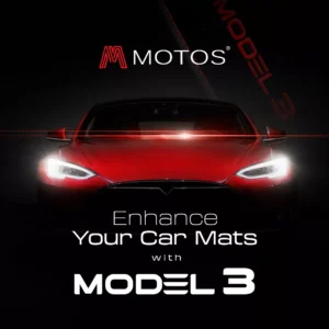 Dywaniki welurowe z haftem do Tesla Model 3 od 2017 - obrazek 4