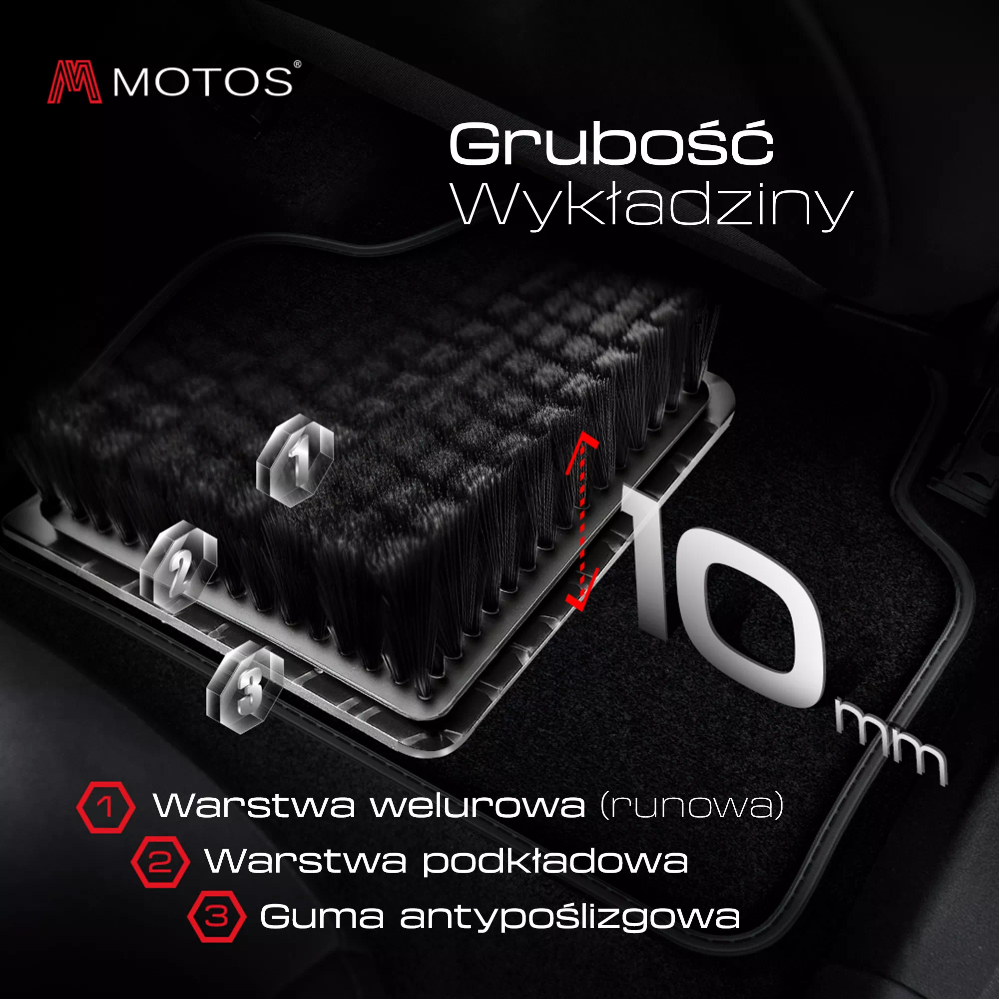 Dywaniki welurowe MOTOS Premium™ do Chevrolet Aveo II T250 2007-2011 Dywaniki welurowe MOTOS Premium™ do Chevrolet Aveo II T250 2007-2011