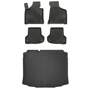 Zestaw Dywaniki No.77 + Mata bagażnika DZ do Audi A3 8P 2003-2013