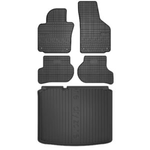 Zestaw gumowy dywaniki i mata SEAT Leon II 2005-2012 Zestaw gumowy dywaniki i mata SEAT Leon II 2005-2012
