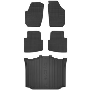 Zestaw gumowy dywaniki i mata Skoda Roomster 2006-2015 Zestaw gumowy dywaniki i mata Skoda Roomster 2006-2015