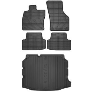 Zestaw gumowy dywaniki i mata SEAT Leon III 2012-2020 Zestaw gumowy dywaniki i mata SEAT Leon III 2012-2020