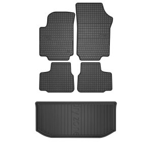 Zestaw Dywaniki ET + Mata bagażnika DZ do SEAT Mii 2011-2019
