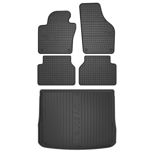Zestaw gumowy dywaniki i mata Volkswagen Tiguan I 2007-2016