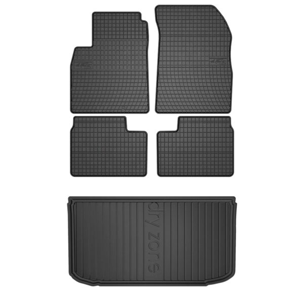 Zestaw gumowy dywaniki i mata Nissan Micra K13 2010-2016