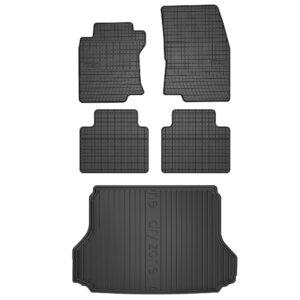 Zestaw gumowy dywaniki i mata Nissan X-Trail III 2013-2017 Zestaw gumowy dywaniki i mata Nissan X-Trail III 2013-2017