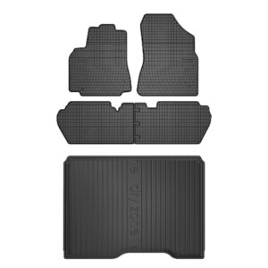 Zestaw gumowy dywaniki i mata Citroen Berlingo II 2008-2018 Zestaw gumowy dywaniki i mata Citroen Berlingo II 2008-2018
