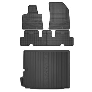 Zestaw gumowy dywaniki i mata Citroen C4 Grand Picasso II 2013-2019 Zestaw gumowy dywaniki i mata Citroen C4 Grand Picasso II 2013-2019
