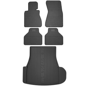 Zestaw Dywaniki ET + Mata bagażnika DZ do BMW Seria 7 E65 2001-2008