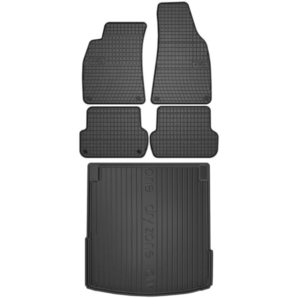 Zestaw gumowy dywaniki i mata Audi A4 B6 2000-2006