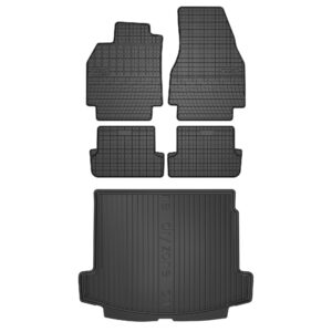 Zestaw gumowy dywaniki i mata Renault Megane II 2002-2009 Zestaw gumowy dywaniki i mata Renault Megane II 2002-2009