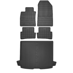 Zestaw gumowy dywaniki i mata Renault Clio IV 2012-2020 Zestaw gumowy dywaniki i mata Renault Clio IV 2012-2020