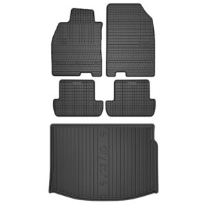Zestaw gumowy dywaniki i mata Renault Megane III 2008-2016 Zestaw gumowy dywaniki i mata Renault Megane III 2008-2016