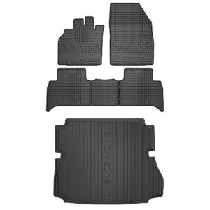 Zestaw gumowy dywaniki i mata Renault Grand Scenic II 2009-2016 Zestaw gumowy dywaniki i mata Renault Grand Scenic II 2009-2016