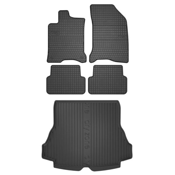 Zestaw gumowy dywaniki i mata Renault Laguna II 2001-2007