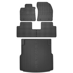 Zestaw gumowy dywaniki i mata Toyota Avensis III 2009-2015 Zestaw gumowy dywaniki i mata Toyota Avensis III 2009-2015