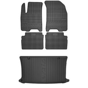Zestaw gumowy dywaniki i mata Chevrolet Aveo II 2007-2011