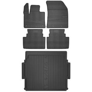 Zestaw gumowy dywaniki i mata Citroen C5 Aircross od 2017 Zestaw gumowy dywaniki i mata Citroen C5 Aircross od 2017