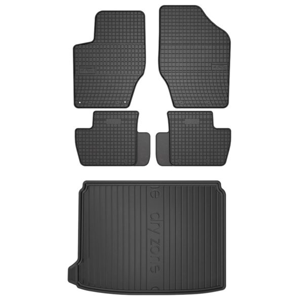 Zestaw gumowy dywaniki i mata Citroen DS4 2011-2015