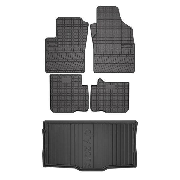 Zestaw gumowy dywaniki i mata Fiat Panda III od 2011