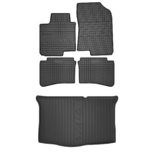 Zestaw gumowy dywaniki i mata Hyundai i20 II 2014-2020 Zestaw gumowy dywaniki i mata Hyundai i20 II 2014-2020