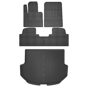 Zestaw gumowy dywaniki i mata Hyundai Santa Fe III 2012-2018 Zestaw gumowy dywaniki i mata Hyundai Santa Fe III 2012-2018