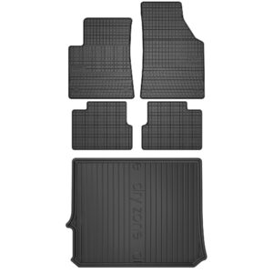 Zestaw gumowy dywaniki i mata Jeep Cherokee V 2013-2018 Zestaw gumowy dywaniki i mata Jeep Cherokee V 2013-2018
