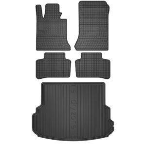 Zestaw gumowy dywaniki i mata Mercedes-Benz GLK X204 2008-2015 Zestaw gumowy dywaniki i mata Mercedes-Benz GLK X204 2008-2015
