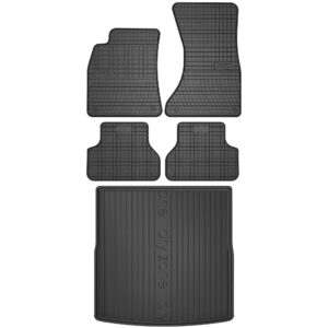 Zestaw gumowy dywaniki i mata Audi A4 B9 2015-2023 Zestaw gumowy dywaniki i mata Audi A4 B9 2015-2023