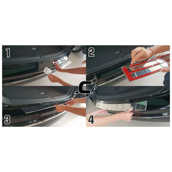 Nakładka na zderzak do Peugeot 208 I 2012-2018 Hatchback 5-drzwiowy