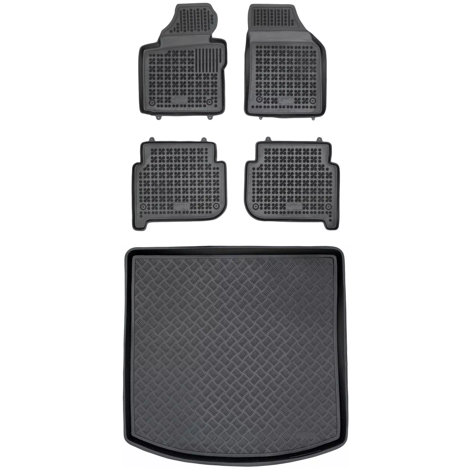 Zestaw dywaniki i mata plastikowa do Volkswagen Touran 2003-2015 Zestaw dywaniki i mata plastikowa do Volkswagen Touran 2003-2015