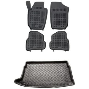 Zestaw dywaniki i mata plastikowa do Volkswagen Polo V 2009-2017 Zestaw dywaniki i mata plastikowa do Volkswagen Polo V 2009-2017
