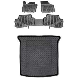 Zestaw dywaniki i mata plastikowa do SEAT Alhambra II 2010-2020 Zestaw dywaniki i mata plastikowa do SEAT Alhambra II 2010-2020