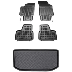 Zestaw dywaniki i mata plastikowa do SEAT Mii 2012-2018 Zestaw dywaniki i mata plastikowa do SEAT Mii 2012-2018