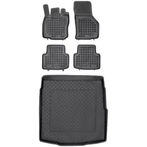 Zestaw dywaniki i mata plastikowa do Volkswagen Passat 2014-2022 Zestaw dywaniki i mata plastikowa do Volkswagen Passat 2014-2022