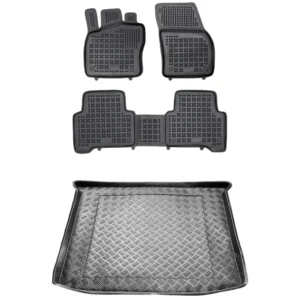Zestaw dywaniki i mata plastikowa do Volkswagen Touran II od 2015 Zestaw dywaniki i mata plastikowa do Volkswagen Touran II od 2015