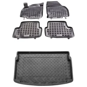 Zestaw dywaniki i mata plastikowa do Volkswagen Polo VI od 2017 Zestaw dywaniki i mata plastikowa do Volkswagen Polo VI od 2017